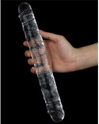 Doppeldildo klarer Felix 30 x 3,5 cm